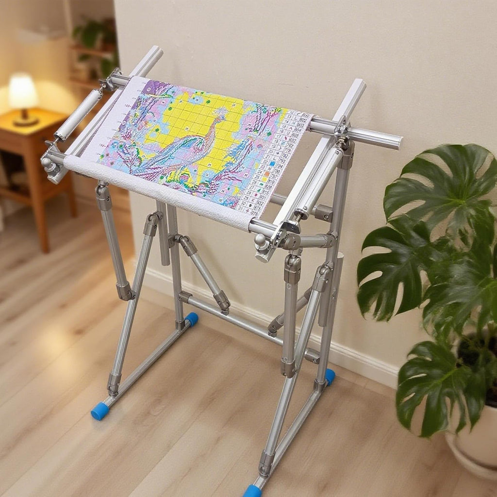 Couple Embroidery Art Cross-Stitch Stand Embroidery Frame Stand