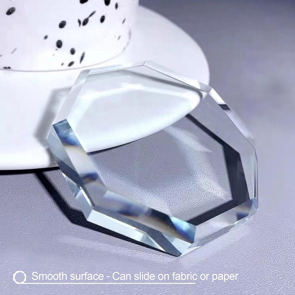 8 Pack Glass Pattern Weights for Cloth Sewing and Paper Cutting
