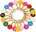 20 Pcs Stitch Markers for Crocheting, Number 0-9 with Lobster Clasp
