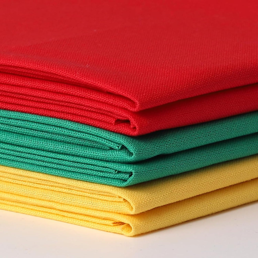 6 Pcs 18 x 21 Inches Cotton Fabric Precut Quilting Fabric Bundles