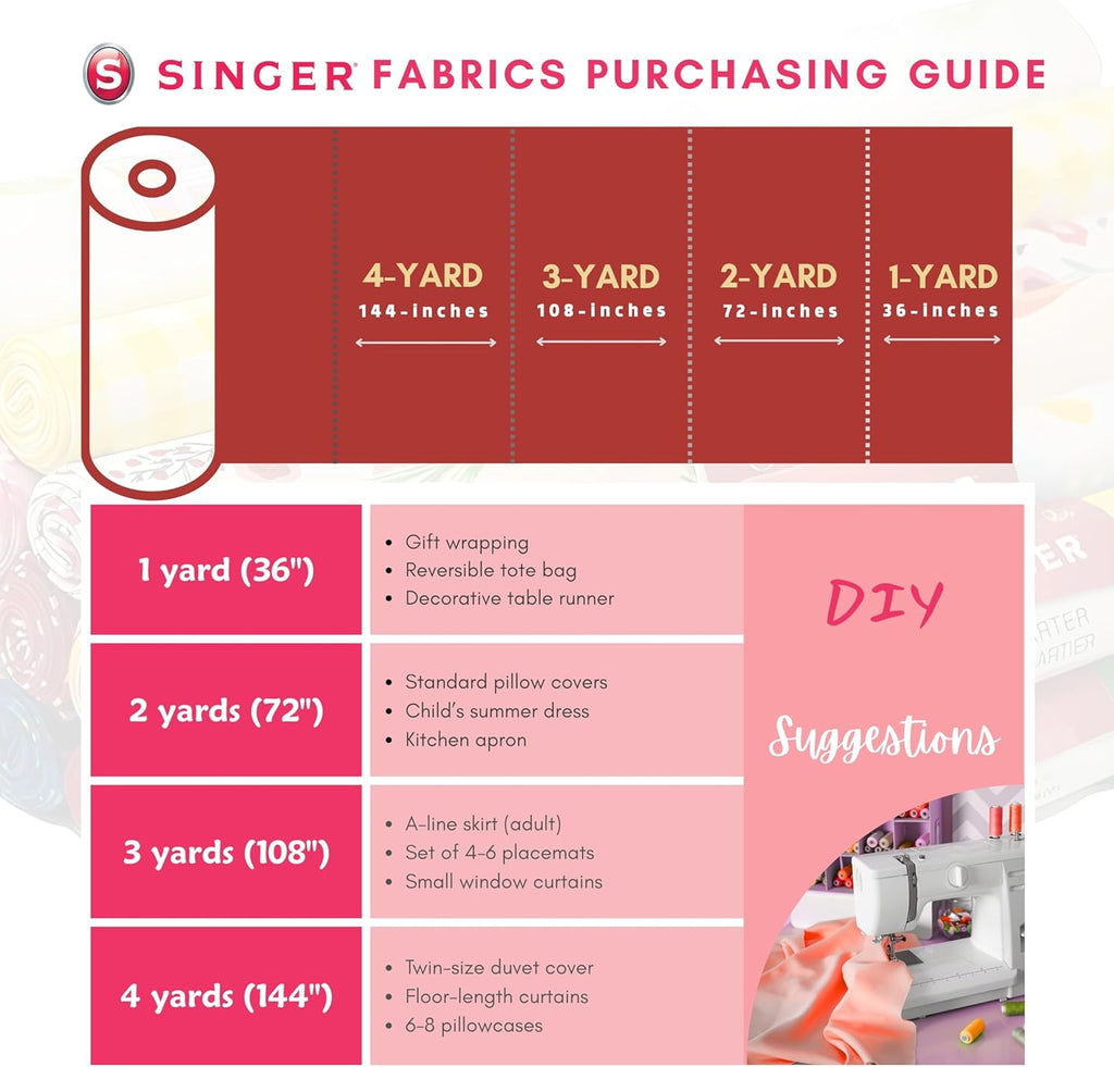 SINGER® Fabrics, 100% Cotton Batik Collection, 42" Wide, Craft & Quilt