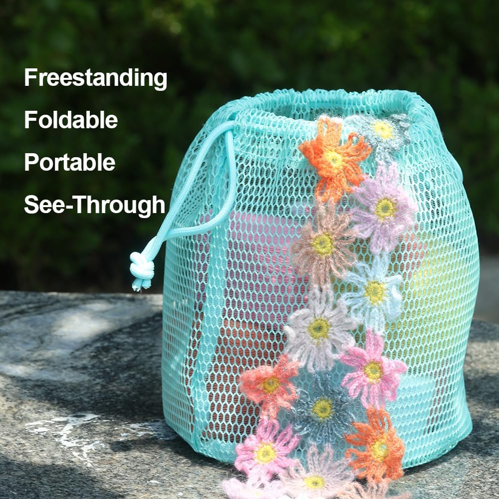 Yarn Storage Organizer, Portable Crochet Bag Organizer,Durable