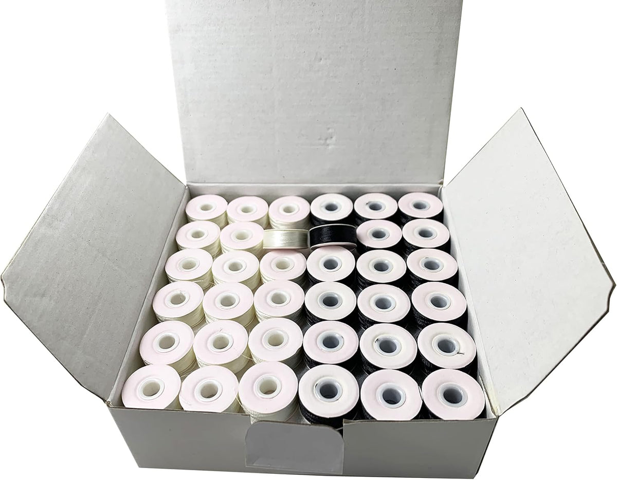 HimaPro 144 Prewound Bobbins for Embroidery Machines Size L (SA155)