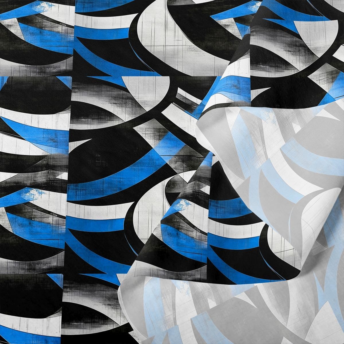 jejeloiu Abstract Art Cotton Fabric 1 Yard