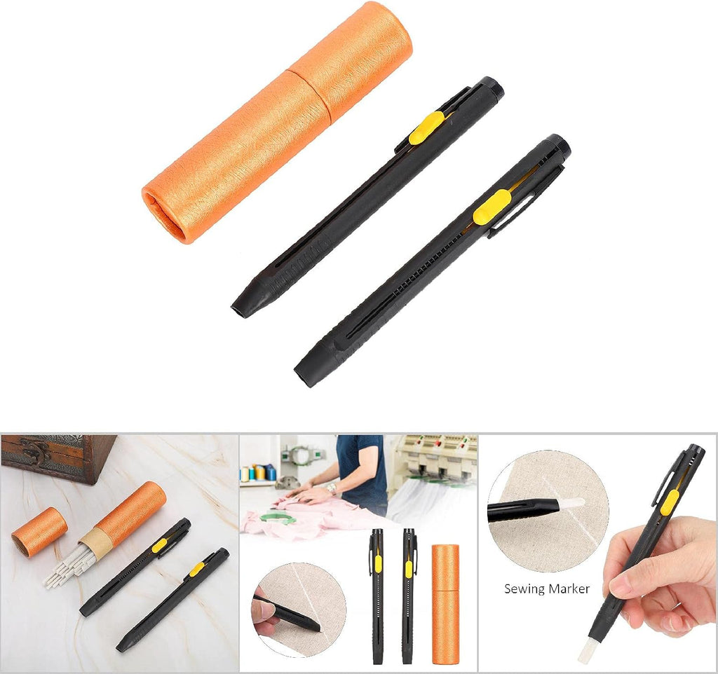 Tailors Chalk,2 PCS Sewing Chalk for Fabric with 20 Chalk