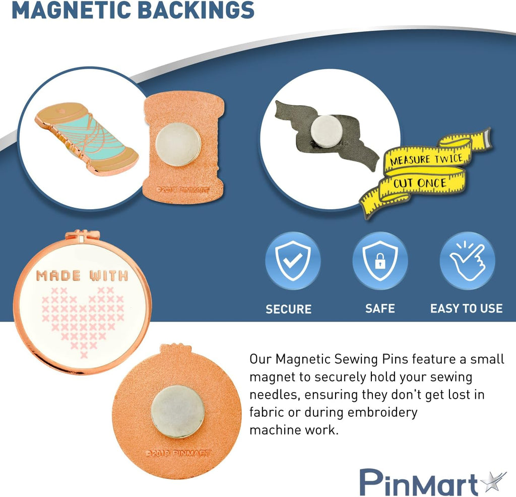 PinMart Sewing Needle Minder - Magnetic Enamel Pin
