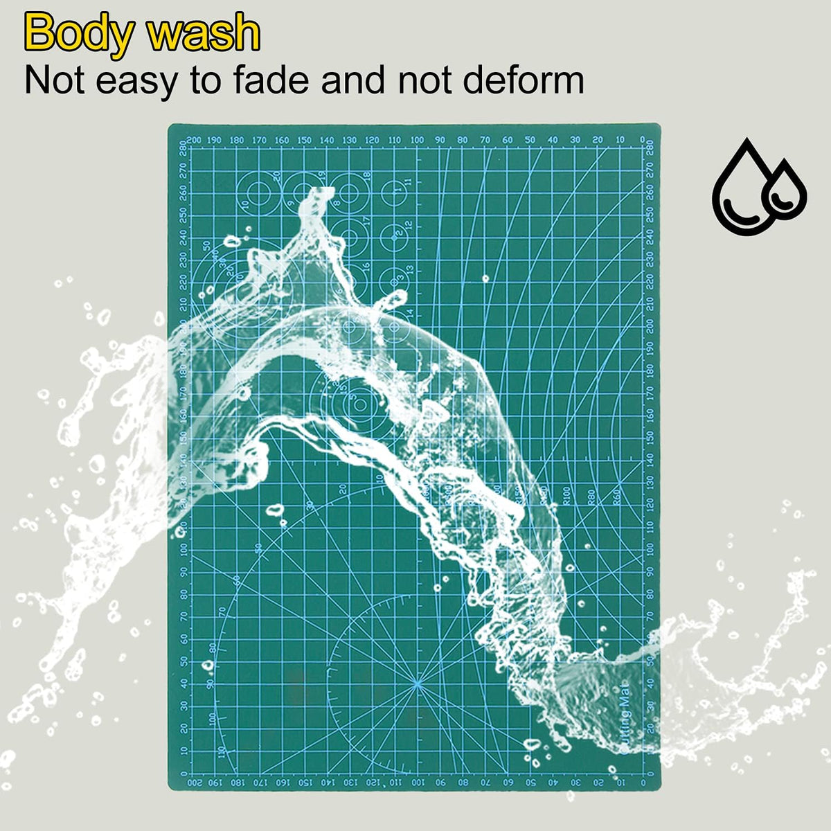 TORMEN Self-Healing Cutting Mat, Double-Sided Rotary Mat 11.81 in