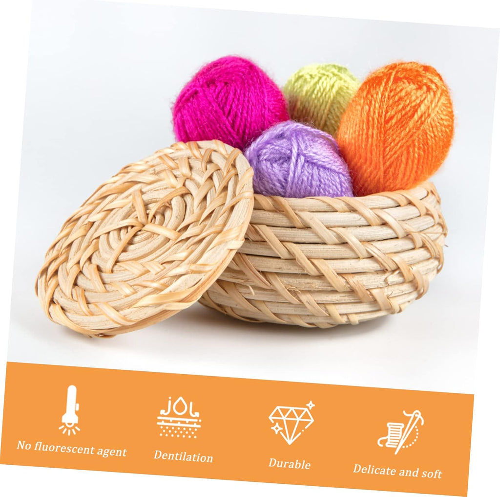 Xmas Acrylic Crochet Yarn 12 Rolls 10g Each for Knitting