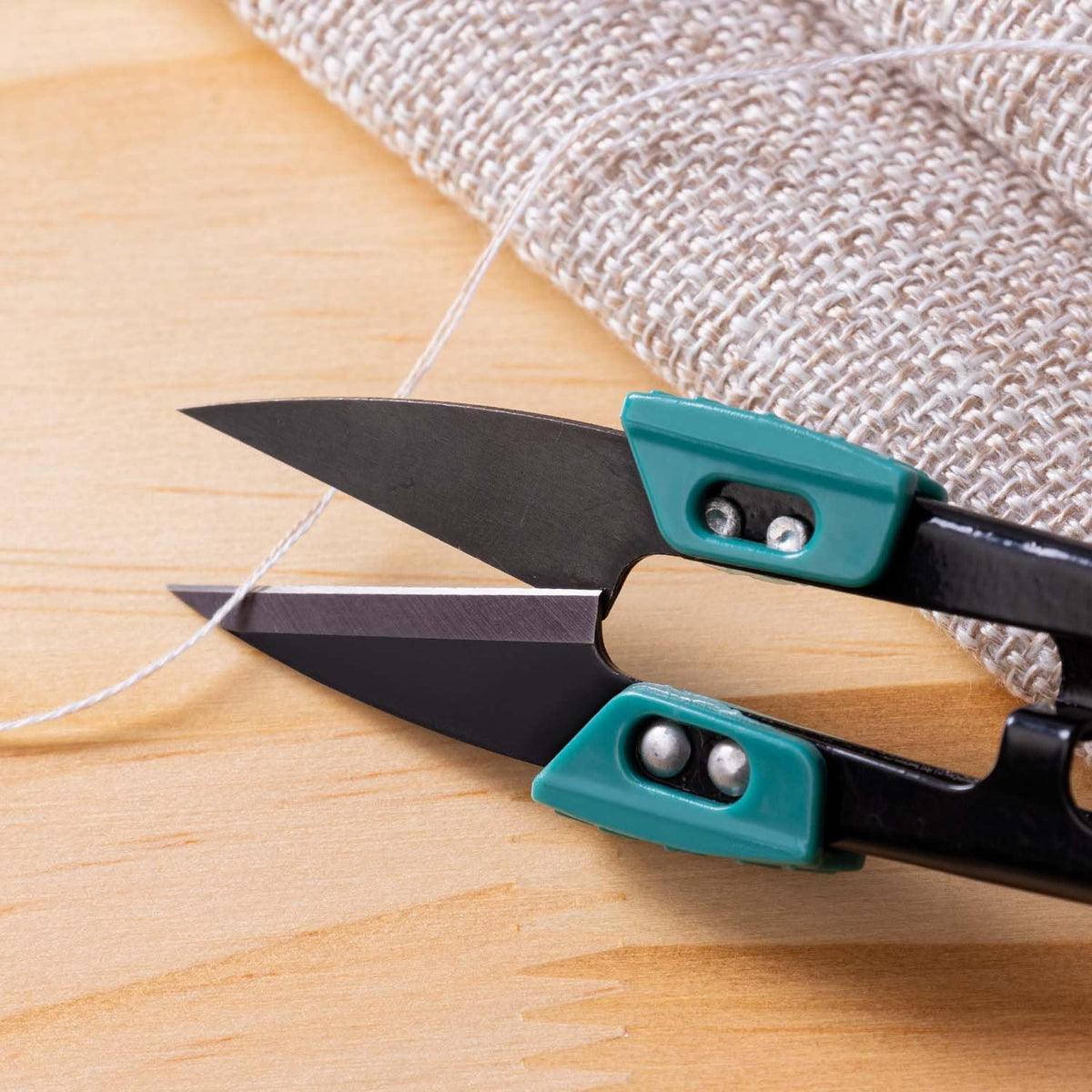 4.2 inch Sewing Scissors - Wider Handle Thread Snips with Safety