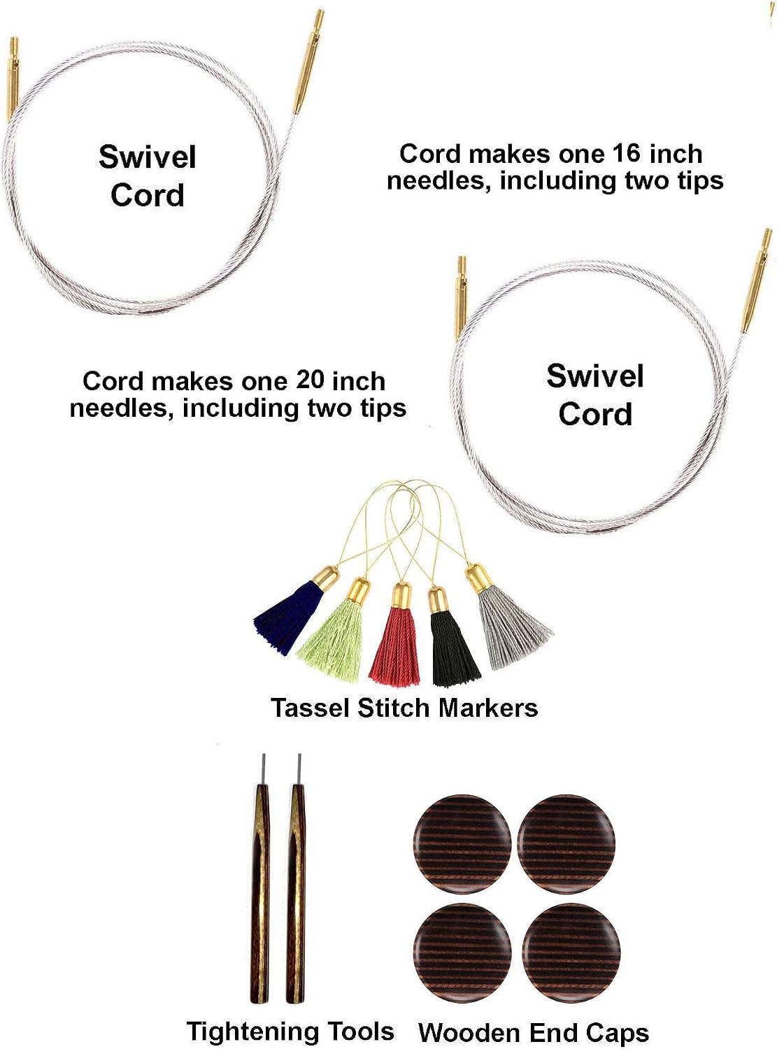 Lantern Moon Ancestry 4-Inch Interchangeable Circular Knitting Needle