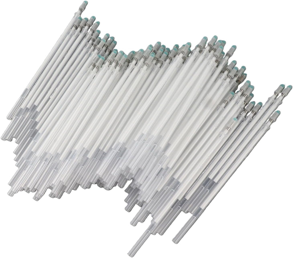 100Pcs Fabric Marking Refills, White, High Temperature Disappearing