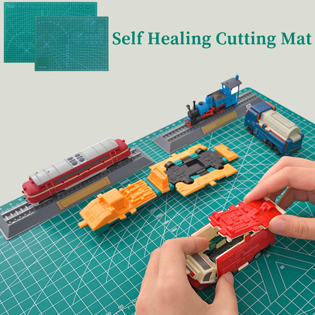 TORMEN Self-Healing Cutting Mat, Double-Sided Rotary Mat 11.81 in