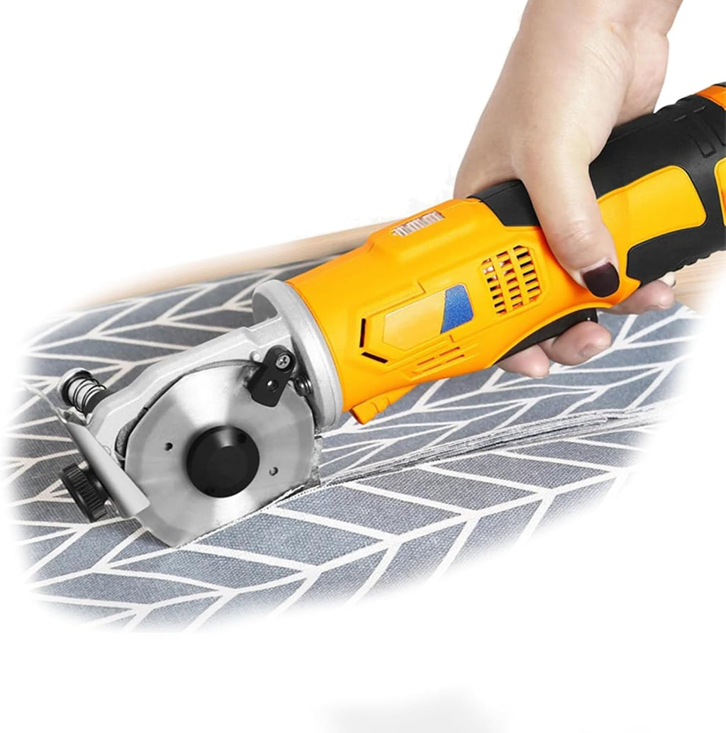 Multi-Layer Electric Rotary Fabric Cutter, Cordless Fabric Scissors