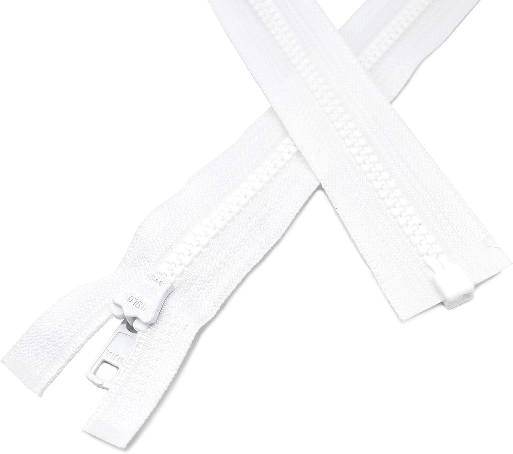 YKK Ski & Sport Vislon Zipper #5 Medium Weight Molded Plastic Teeth
