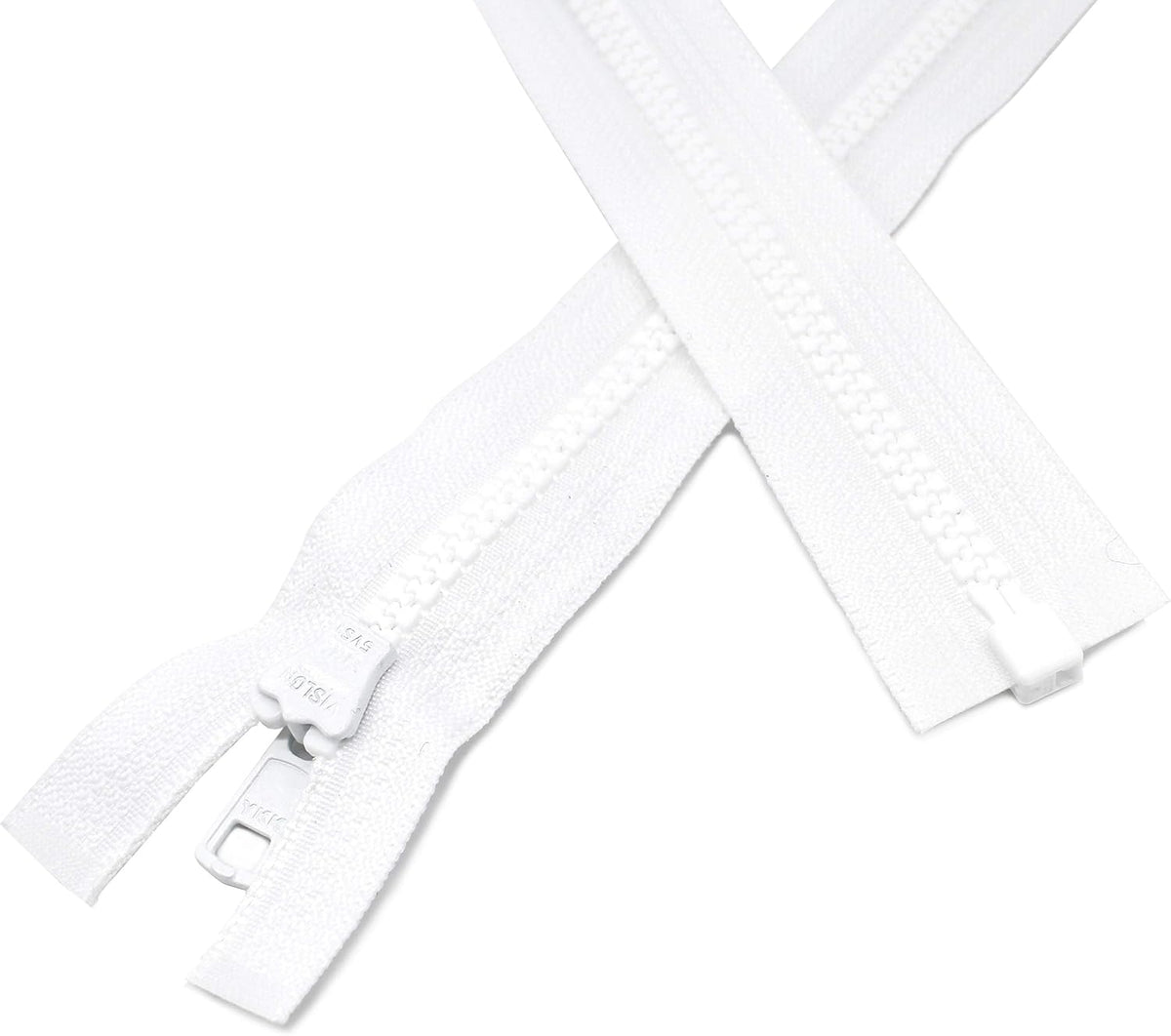 YKK Ski & Sport Vislon Zipper #5 Medium Weight Molded Plastic Teeth