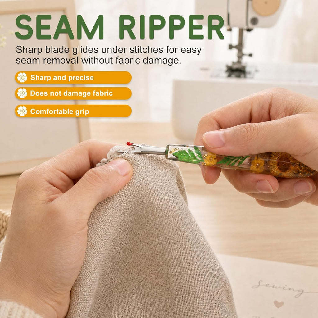 Seam Ripper, Small Seam Rippers for Sewing, Resin Handles Thread