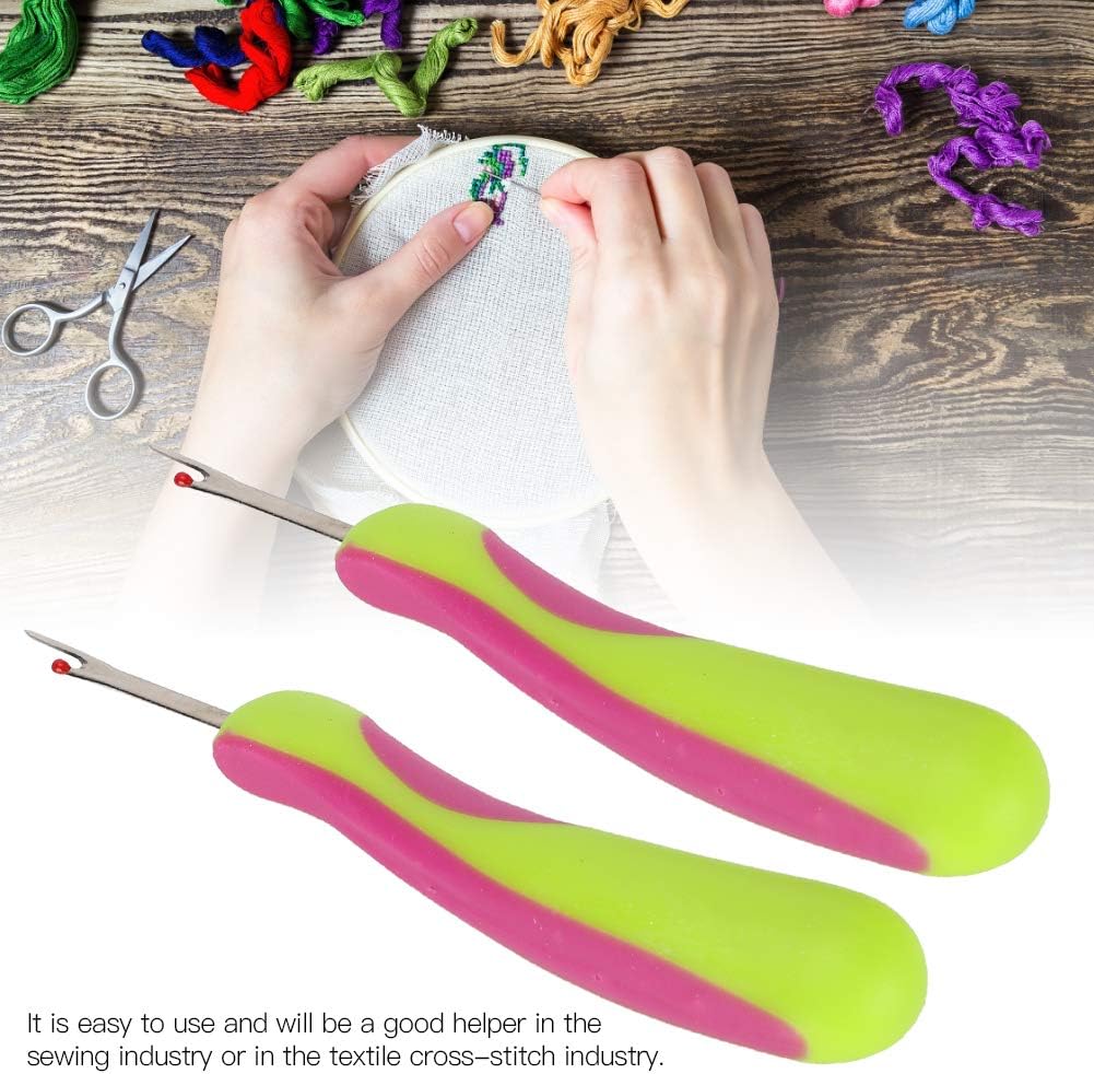 2PCS Seam Rippers, Stitch Thread Cutter Tool, 4.7in Sewing Thread