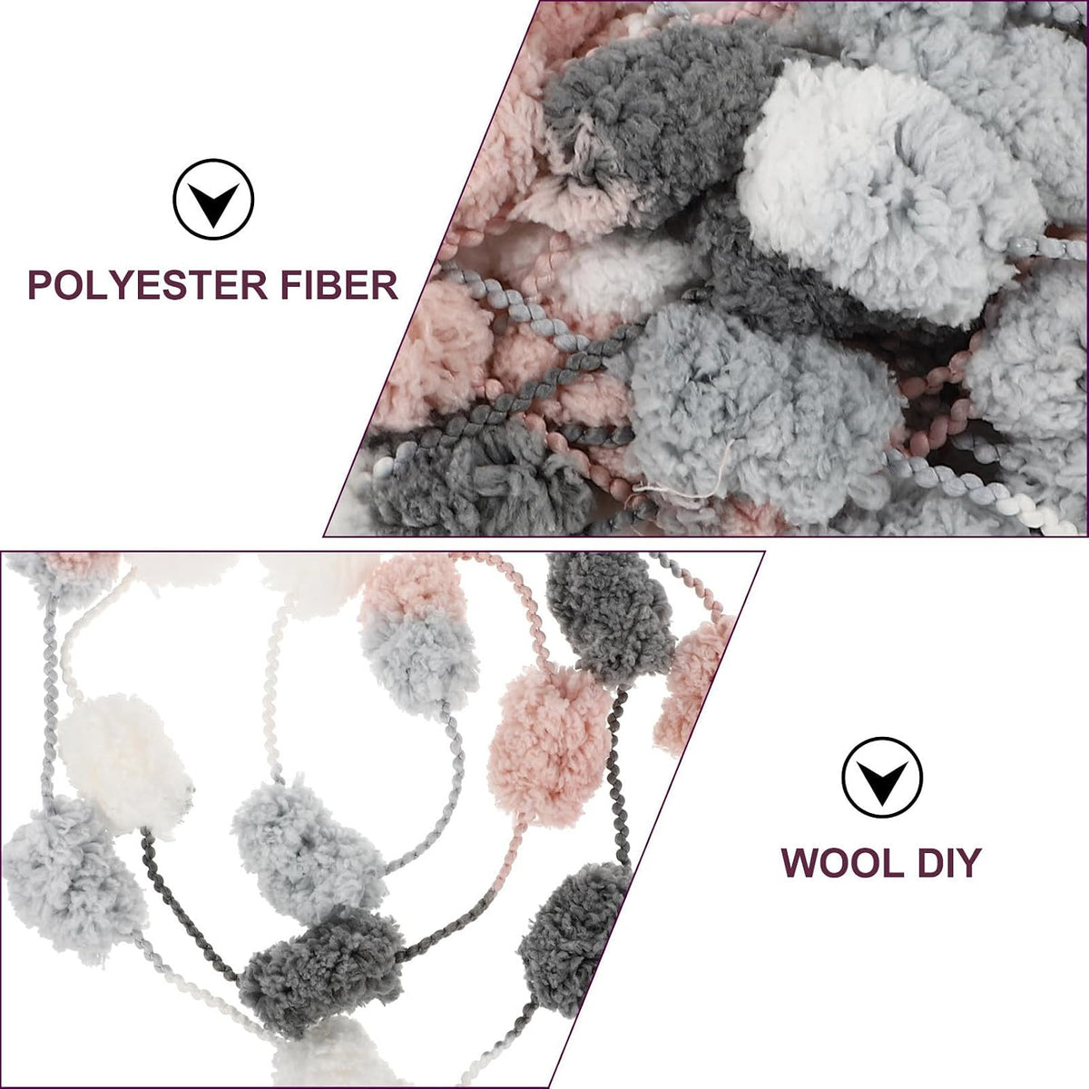 Polyester Crochet Yarn Roll for Knitting Beginners and Craft Projects