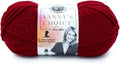 (1 Skein) Lion Brand Yarn Vanna's Choice Yarn, Cranberry