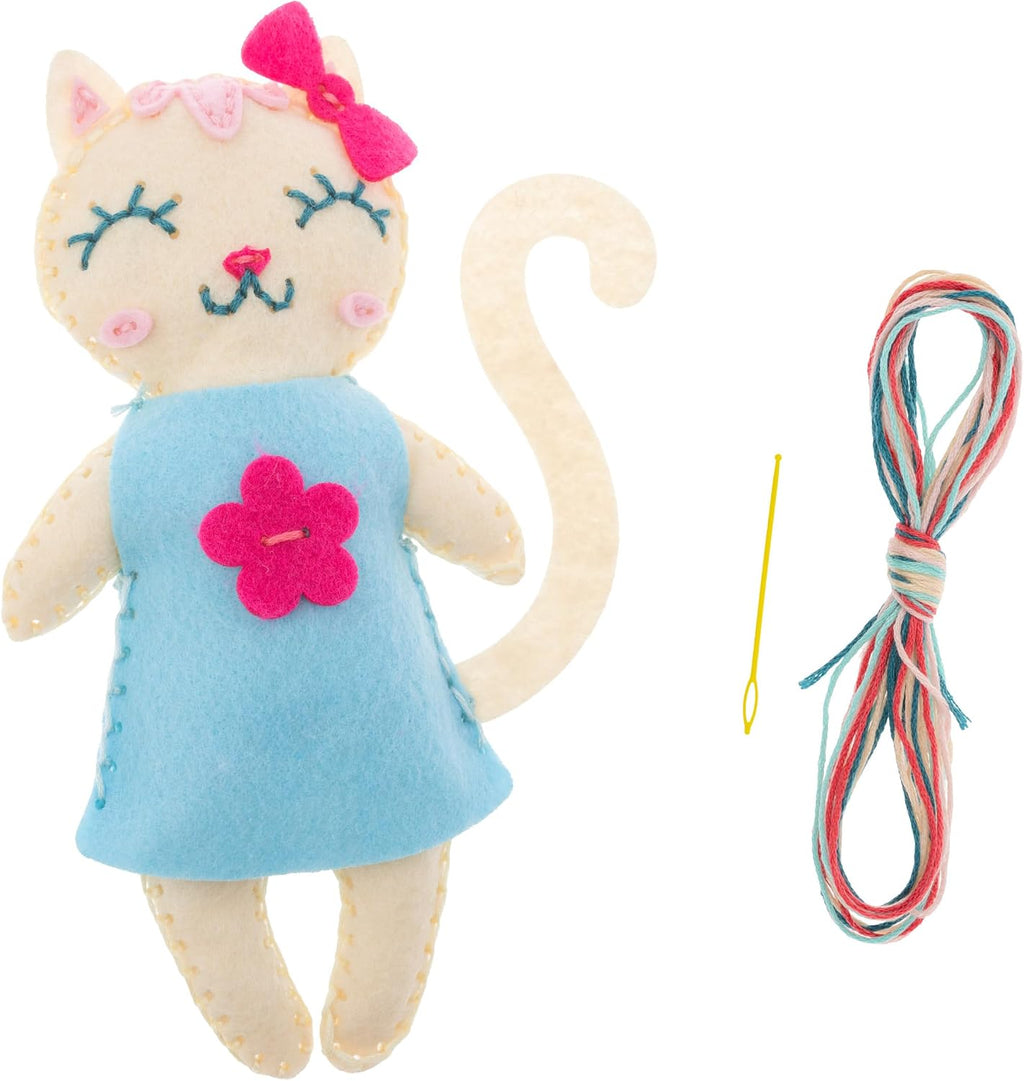 Stephen Joseph Pocket Pals Sewing Kit for Kids, DIY Felt Plush Craft