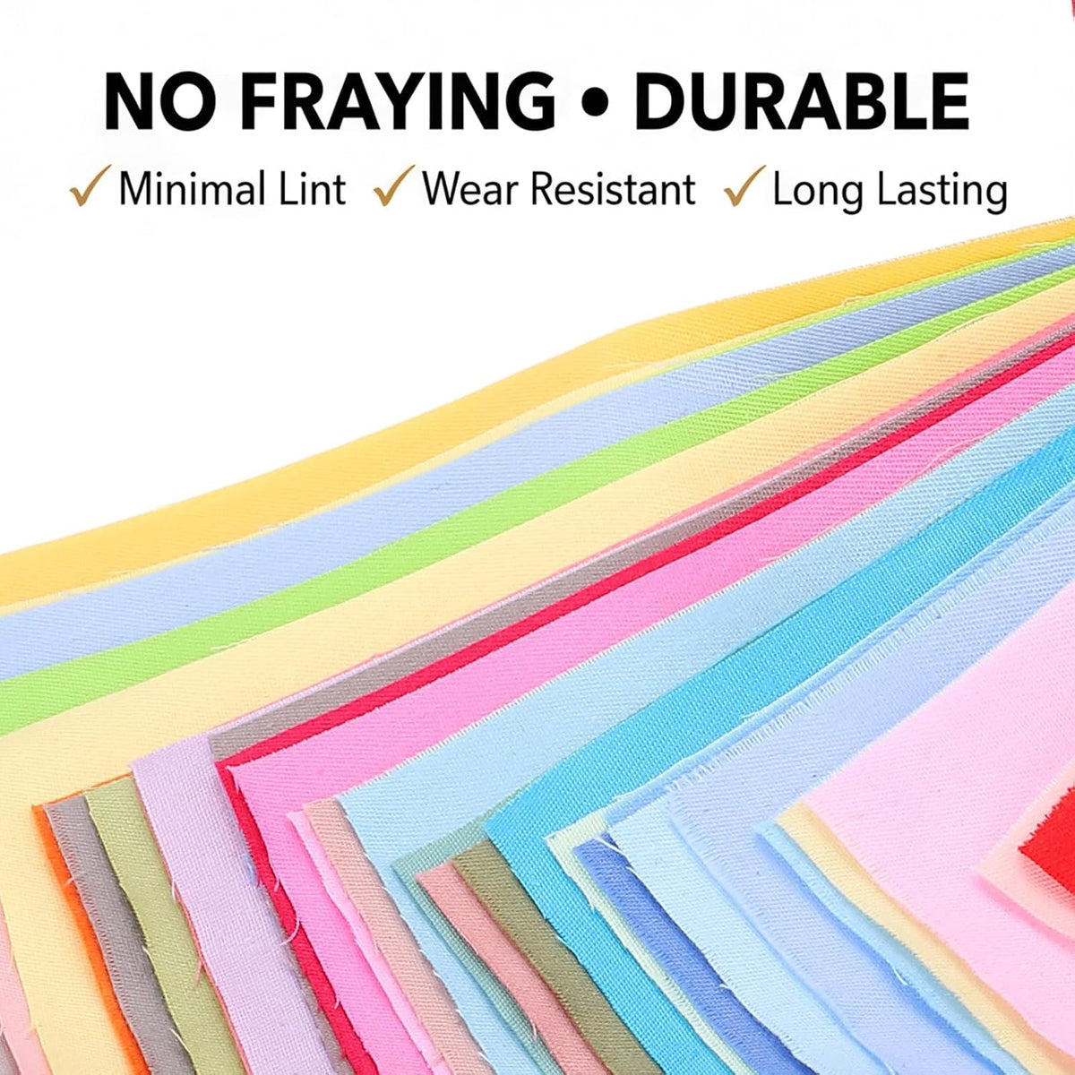 MECCANIXITY 40PCS Roll Quilting Fabric 2.5"x20" Pre-Cut Strips Mixed