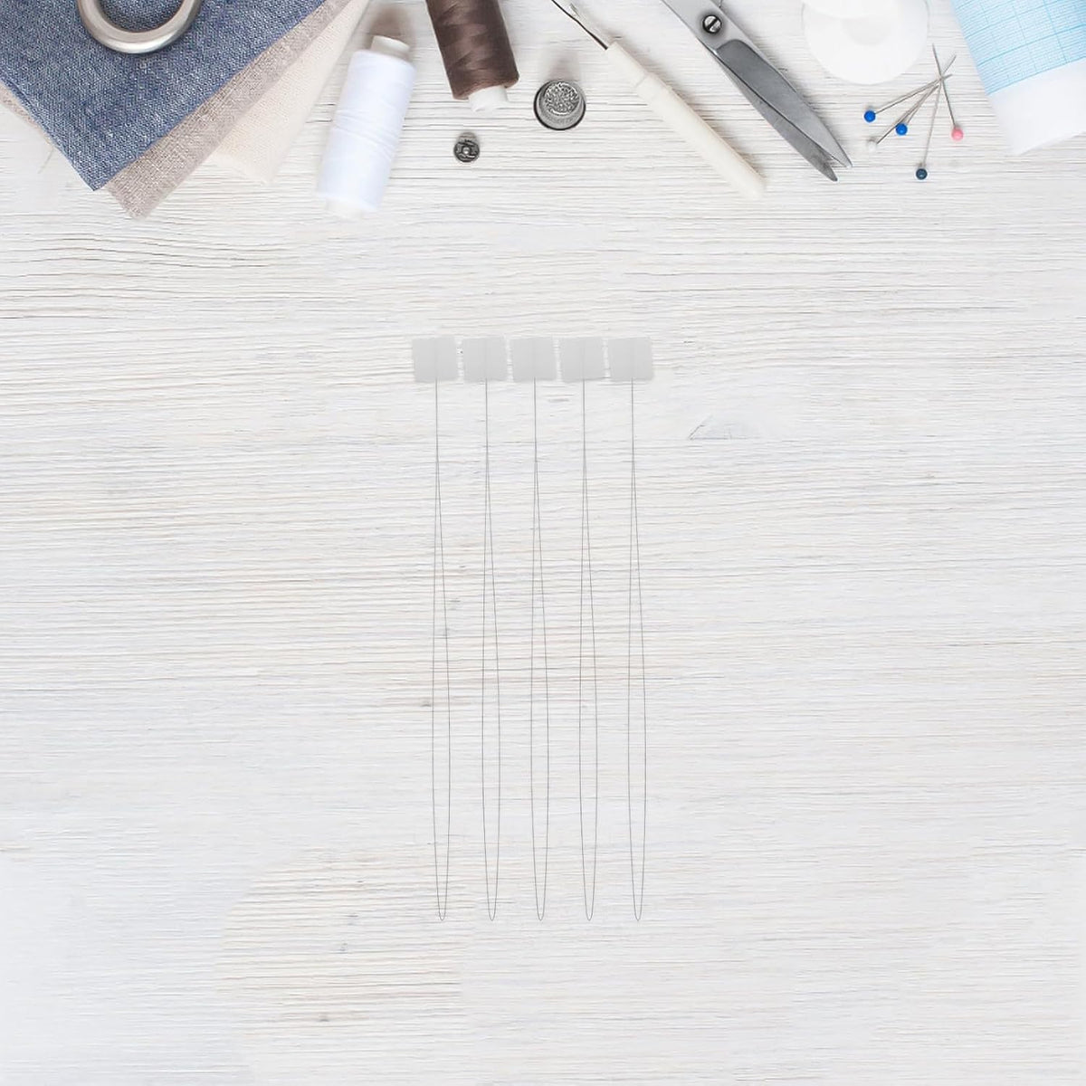 20pcs Long Wire Needle Threader Tool for Sewing Embroidery and Crafts