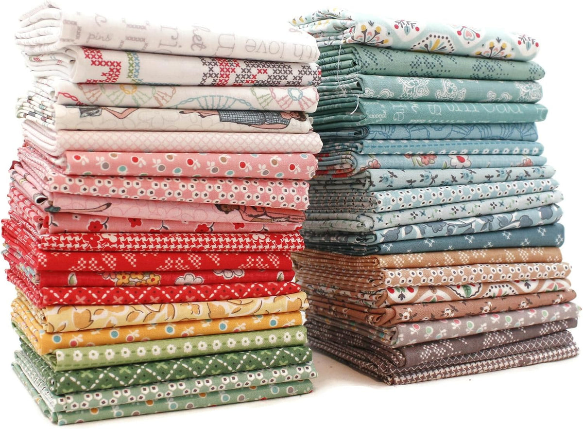 Stitch Fat Quarter Bundle (39 Pieces) by Lori Holt for Riley Blake 18