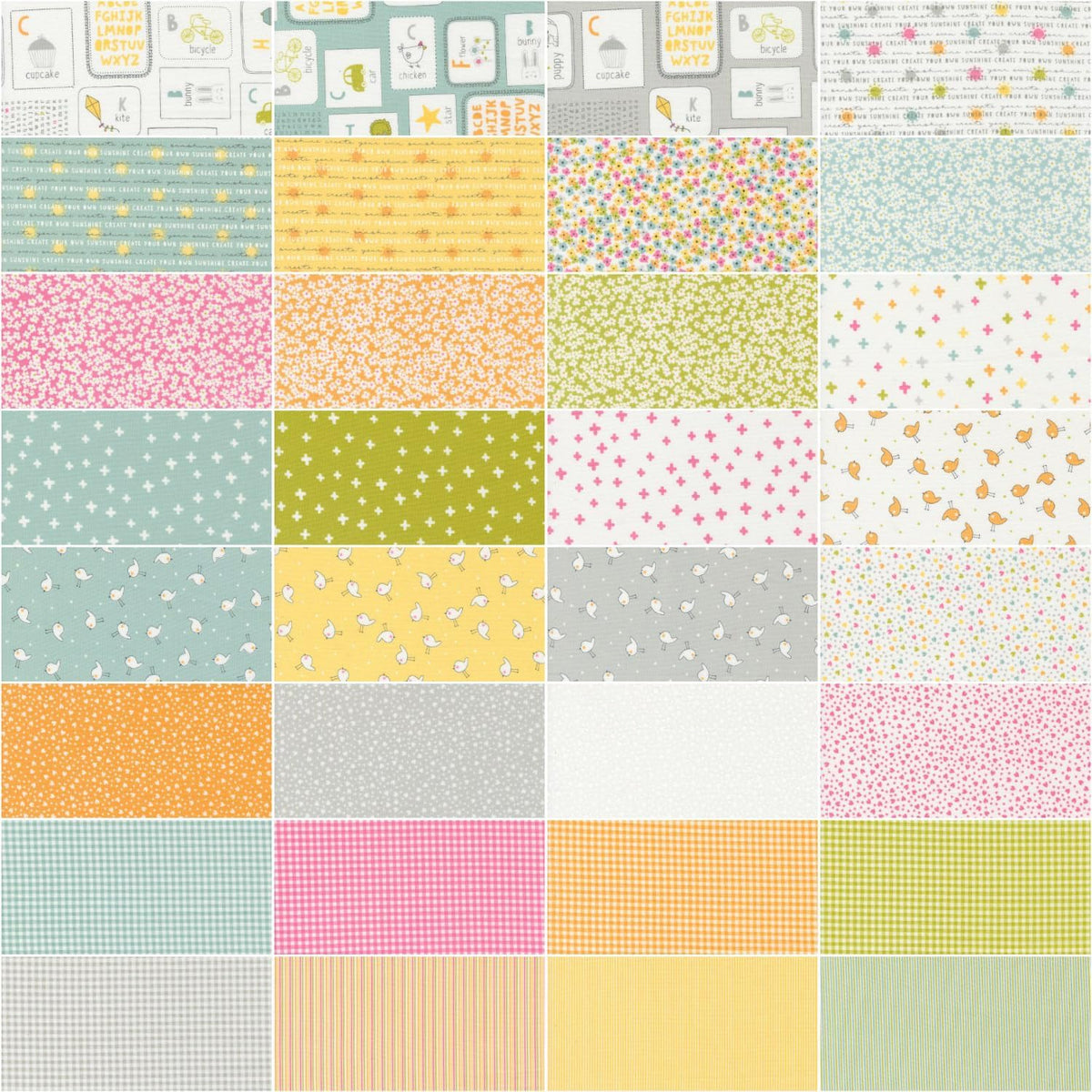 Shine Charm Pack By Sweetwater 5-inch Precut Fabric Squares (42 pcs)