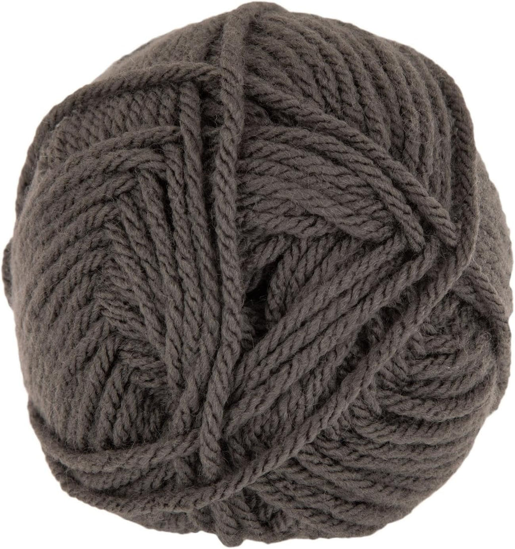 Hobby Lobby Yarn Bee Soft & Sleek Chunky Yarn, 40 Dark Gray, Set of 2
