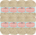 JubileeYarn Cotton Select Yarn - Beechnut Brown - 8 Skeins