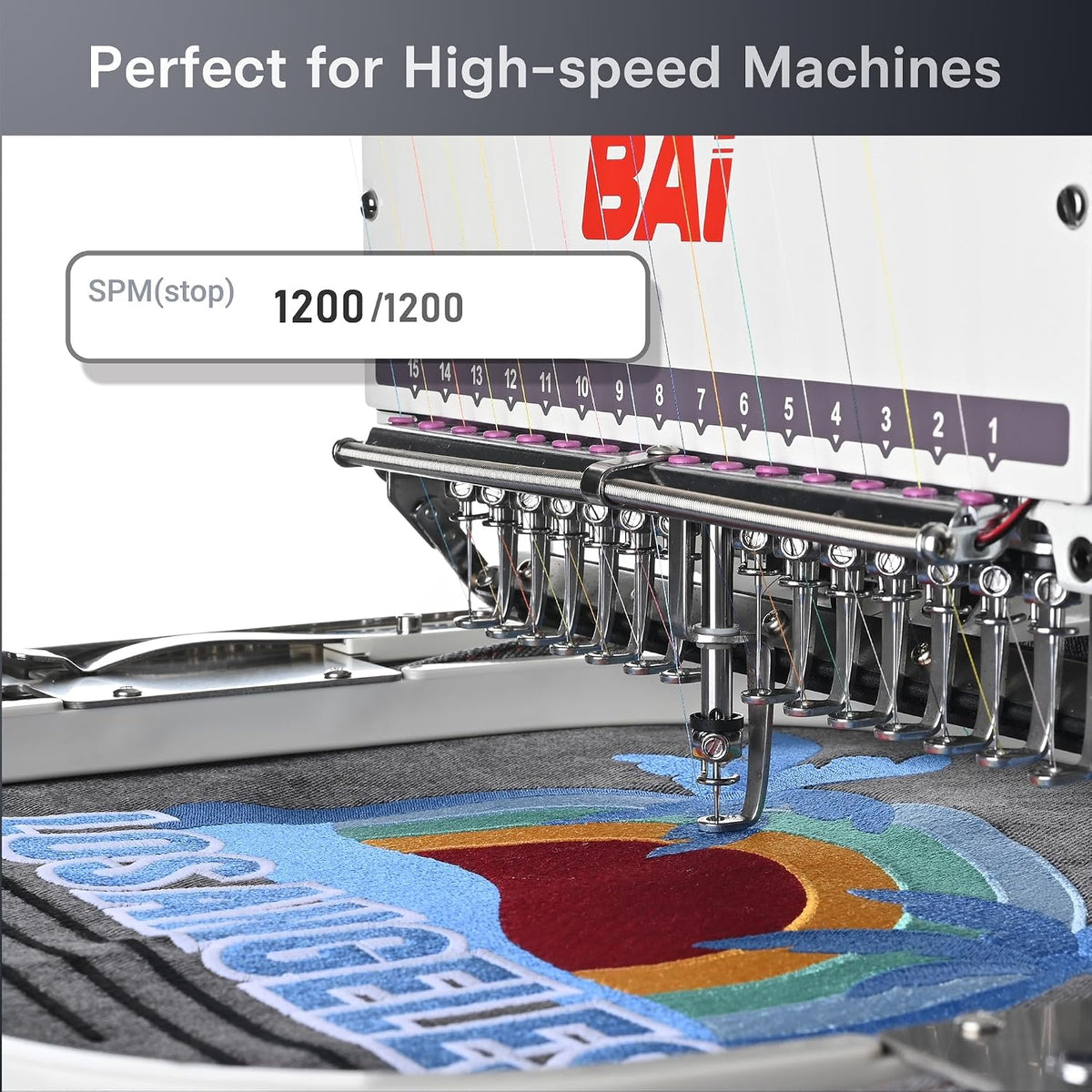 BAI Prewound Embroidery Bobbins Style L SA155 144pcs White Sideless