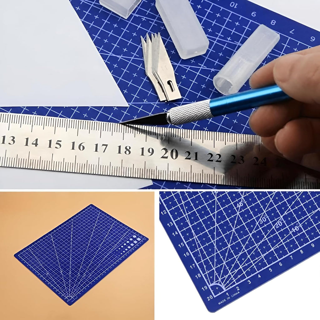 A4 PVC Cutting Mat,Self-Healing Craft Board for Quilting Sewing