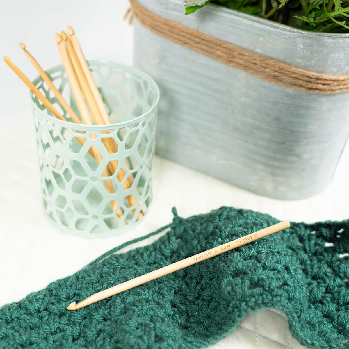 Bamboo Crochet Hook, Takumi, H/5.0 mm