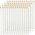 60 Pack White Pencils Water Soluble Fabric Pencils White Washable