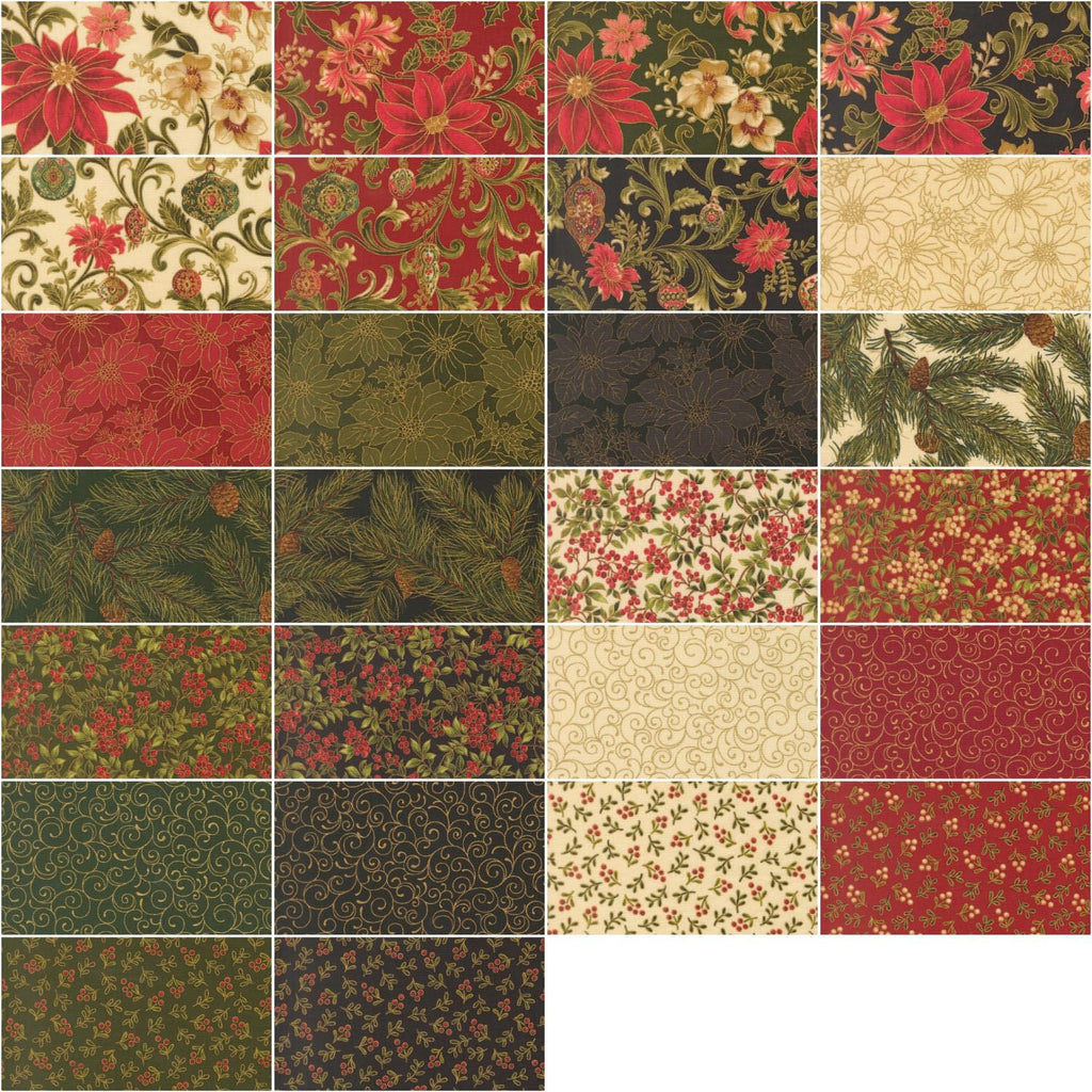 Moda Merry Manor Charm Pack 5-inch Precut Fabric Quilt Squares