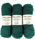 Wool Blend Yarn – 3 Skeins (300g Total), 85% Wool 15% Polyester, for