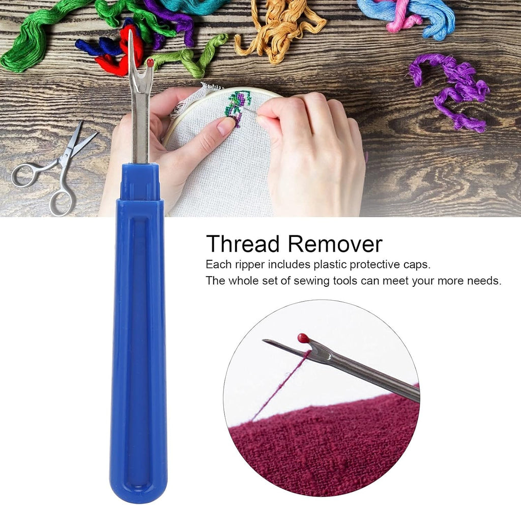 12Pcs Sewing Seam Thread Remover,Seam Ripper Stainless Handy Handles