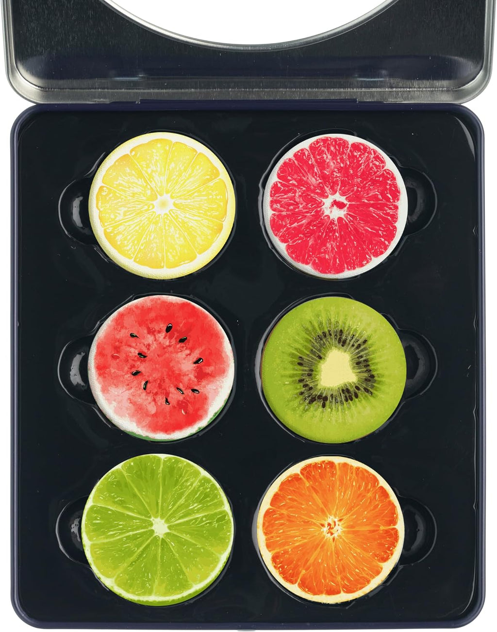 The Quilted Bear Fabric & Paper Pattern Weight Set, Funky Fruit