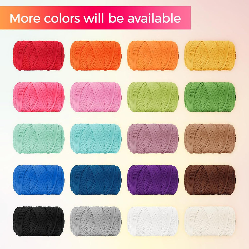 T Shirt Yarn 130 Yards Beginner Crochet Yarn Polyester Yarn