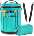 Expandable Crochet Bag, Yarn Storage Organizer & Knitting Tote Bag