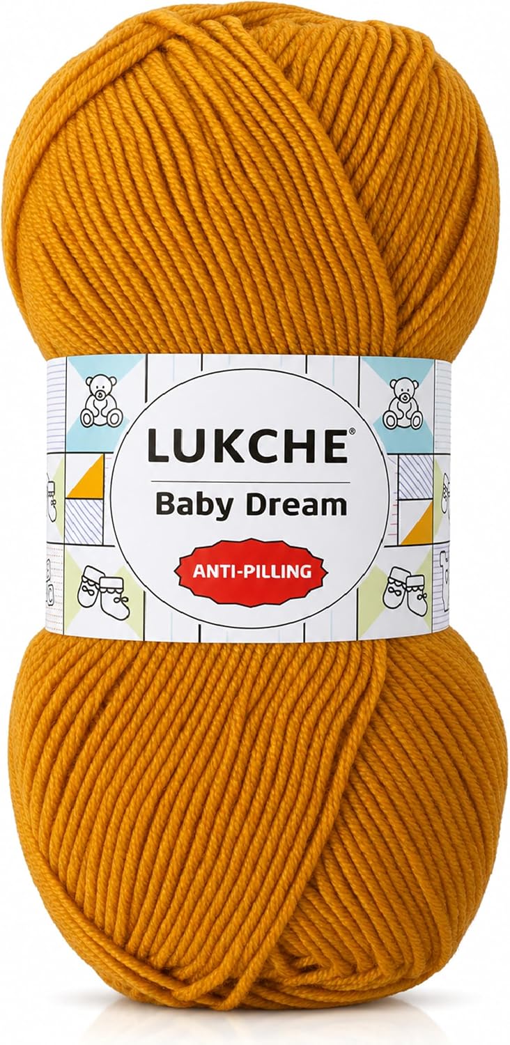 Baby Dream Anti-Pilling Acrylic Yarn for Crochet & Knitting, 100%