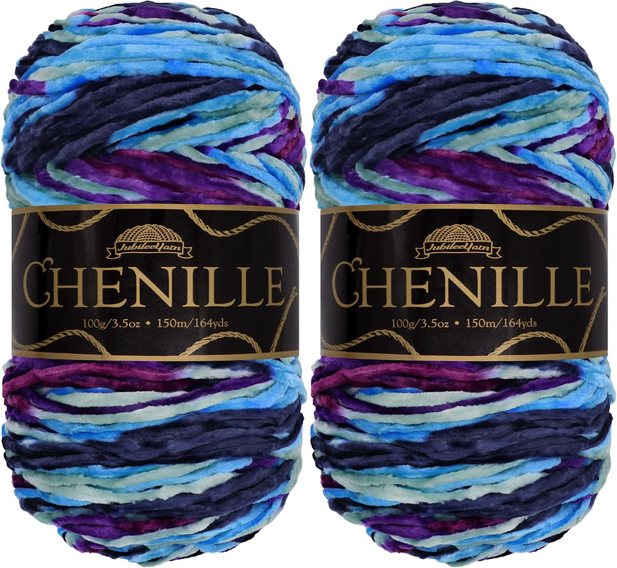 JubileeYarn Chenille Yarn - Nibiru - 2 Skeins