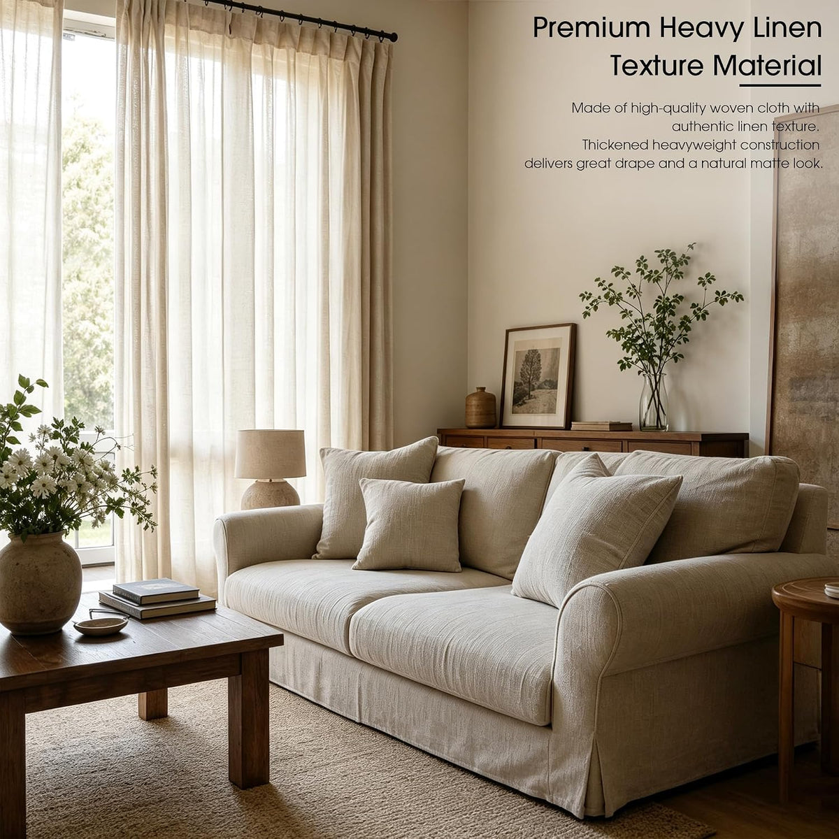 Linen Fabric | Natural Linen Cloth | Embroidery, Sewing | Soft