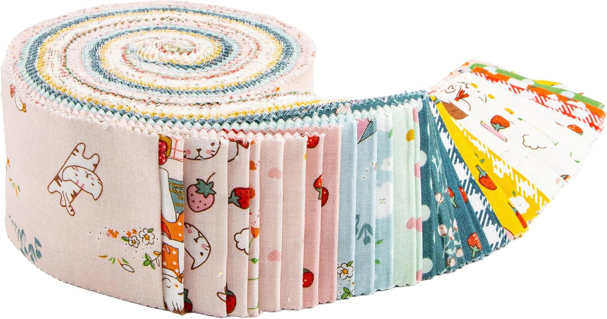 Minki Kim Serendipity 2 Rolie Polie 40 2.5-inch Strips Jelly Roll