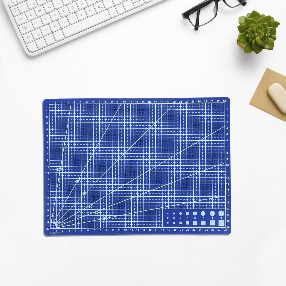 Double Sided Cutting Mat A4 for Sewing and Quilting