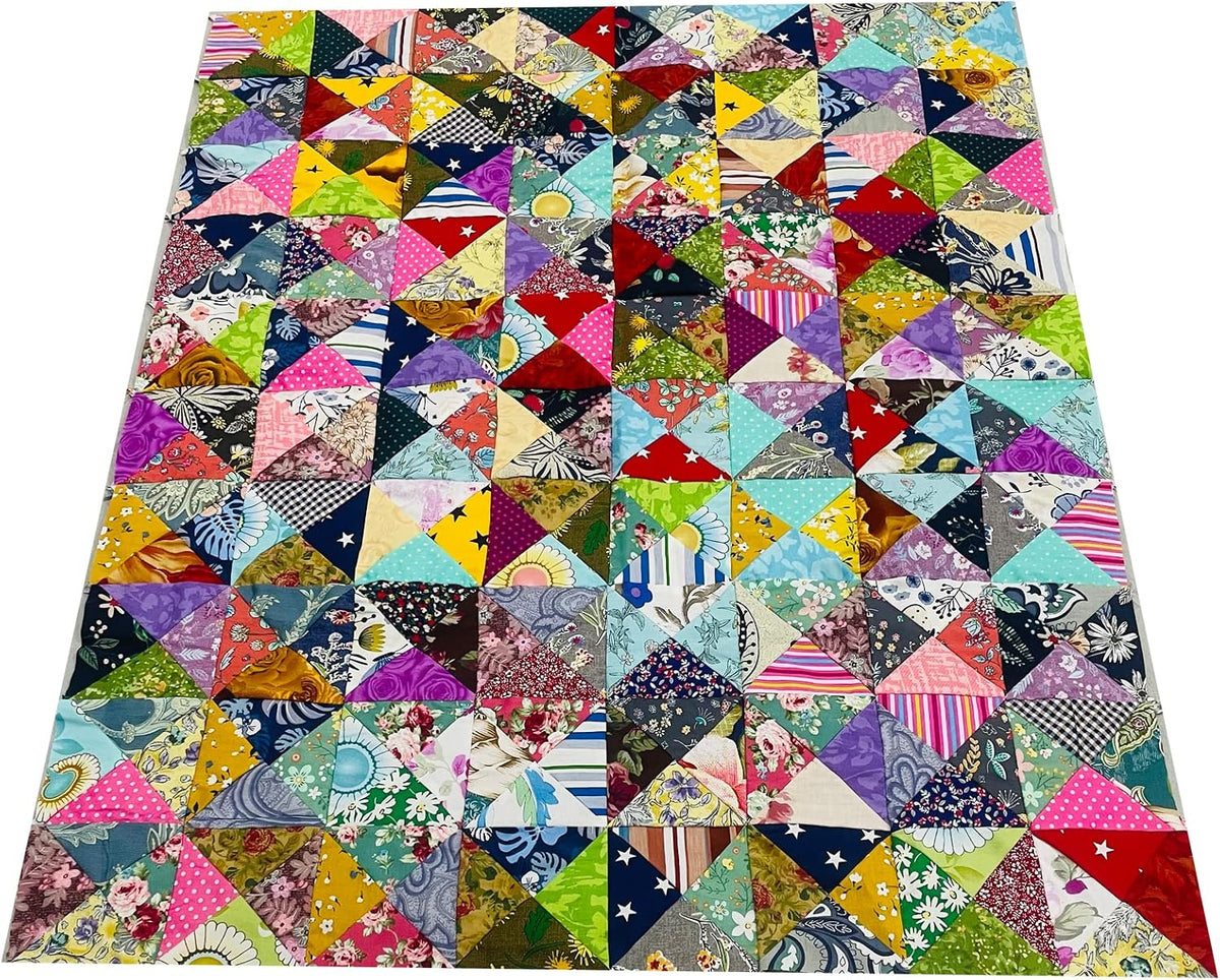 HANPATQUI 50PCS 5 x 5 inch 100% Cotton Fabric-Floral