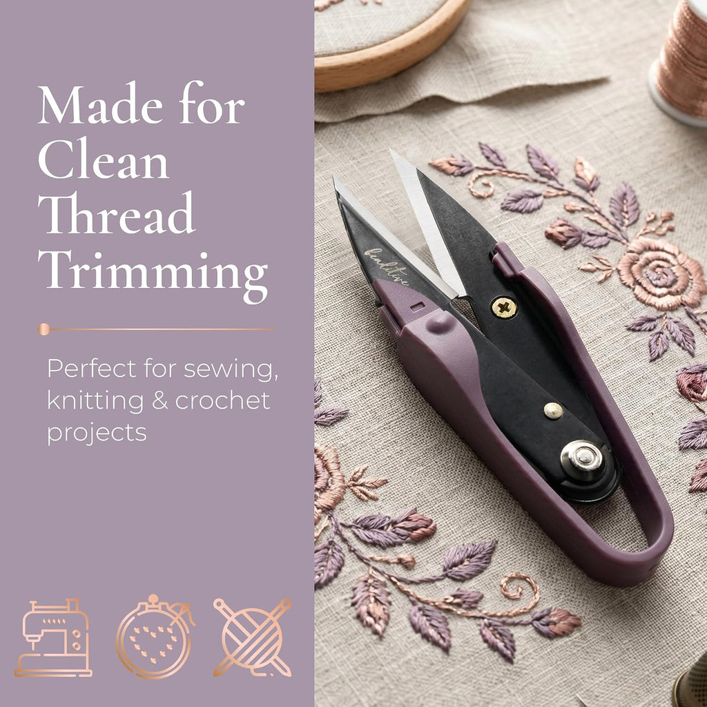 Beaditive Premium Thread Snips - Thread, Yarn, Embroidery Snipper for