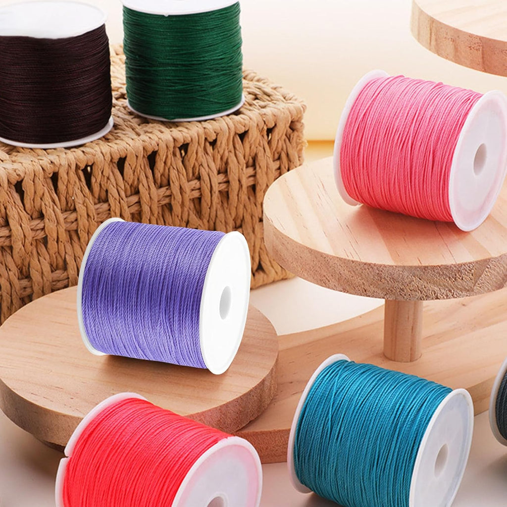 115 Yards/Spool Leather Sewing Waxed Thread 0.5mm Hand Stitching