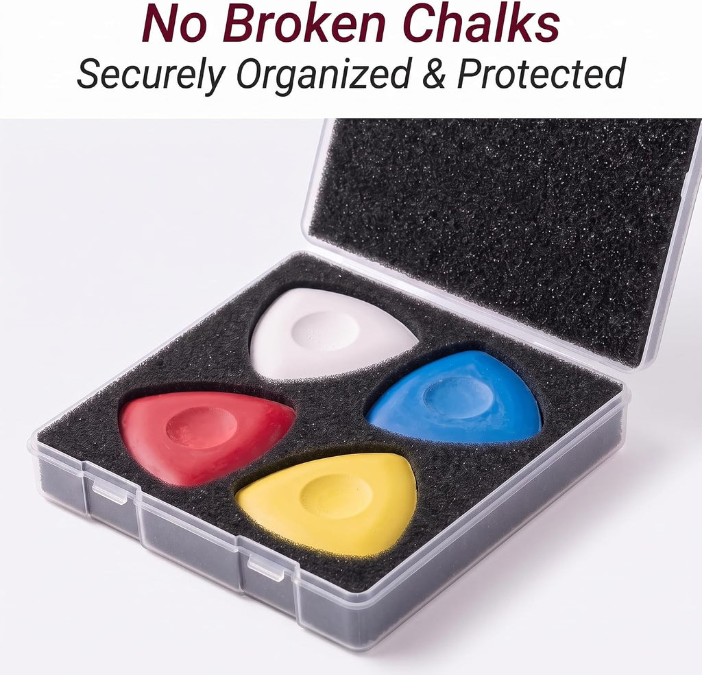 4x Tailors Chalk Set with Storage Case