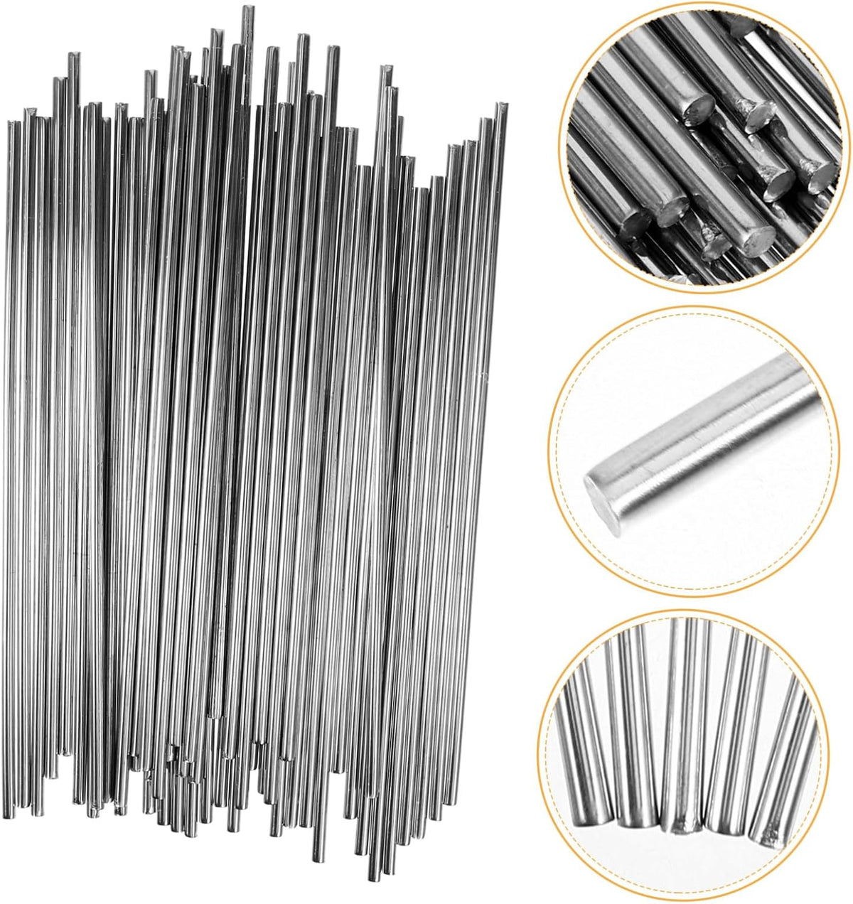 Steel Blocking Pins Set for Knitters, 50pcs, Silver Finish